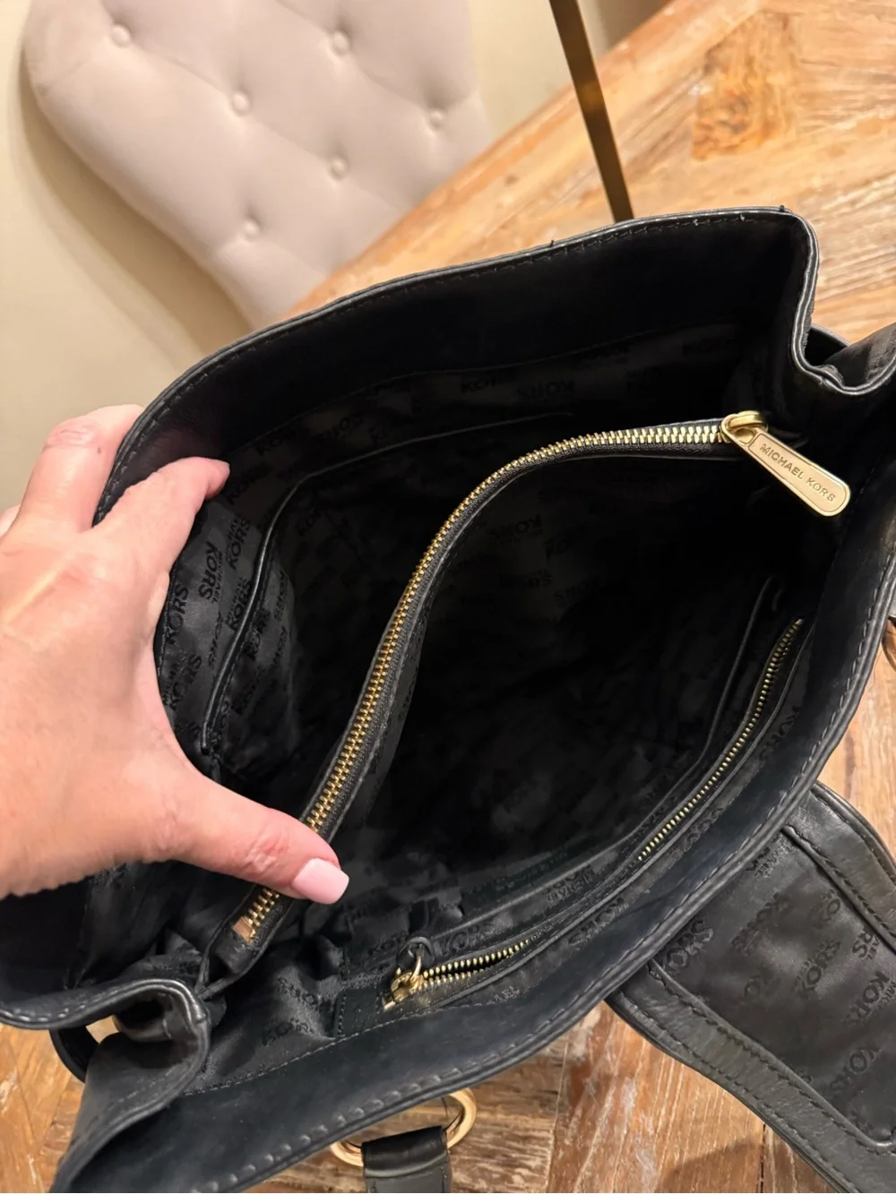 Michael Kors Black Shoulder Bag